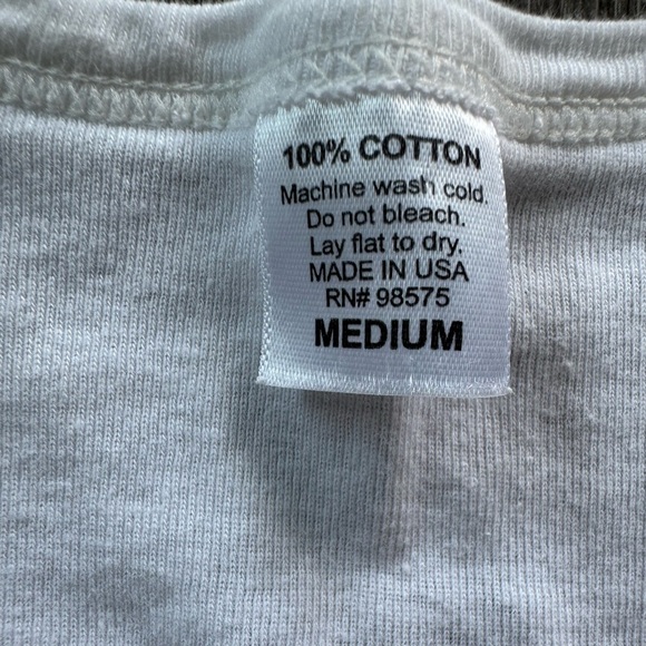 Y2K Made in USA Whimsical Malibu Coconut Baby Tee size Medium - Picture 10 of 12